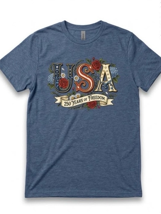 Tops - Celebrate America’s semiquincenntenil in style with this commemorative t shirt
